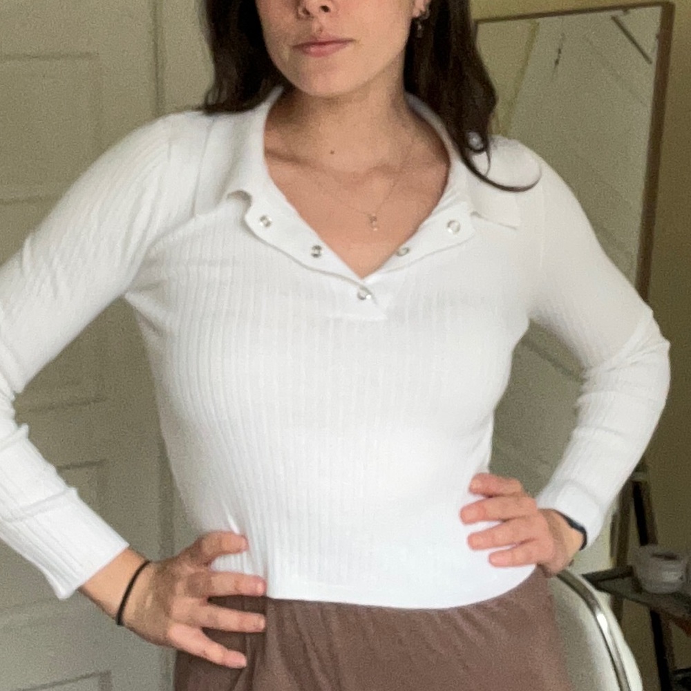 Forever21 Collared Long Sleeve Shirt